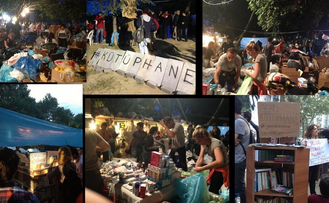 Gezi Parkı’nda Film Gösterimi