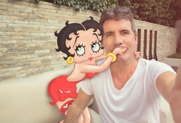 Betty Boop, Simon Cowell’la Dönüyor