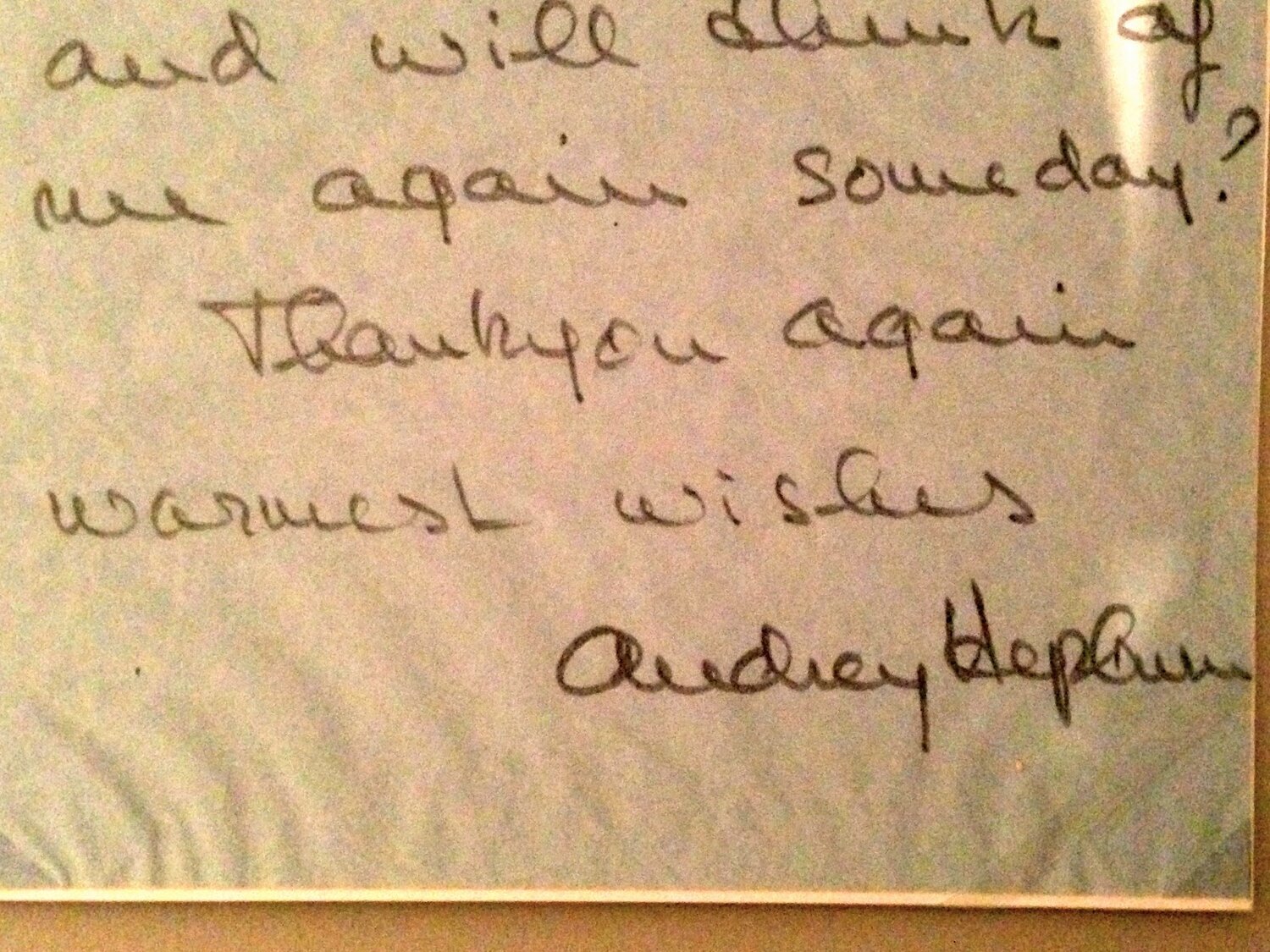 Audrey Hepburn Kubrick’e Mektup Yazmış!