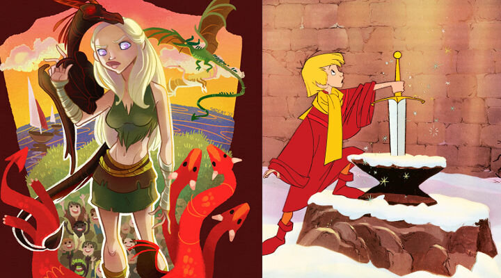 Game of Thrones Soslu Bir Walt Disney Uyarlaması: The Sword in the Stone