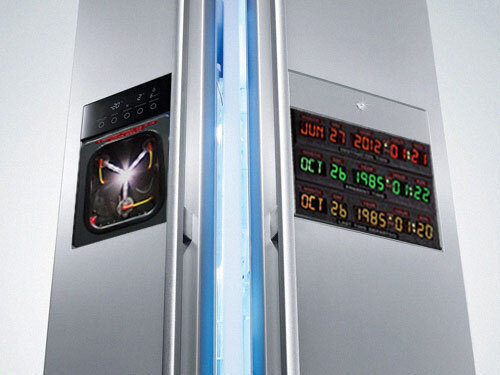 Time-Machine-Delorean-Fridge-back-to-the-future-filmloverss