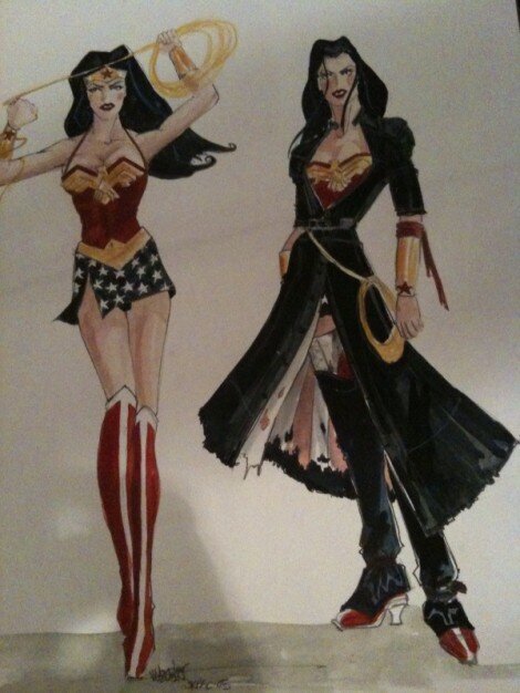 Joss Whedon'ın Wonder Woman çizimleri