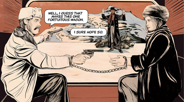 Tarantino’nun The Hateful Eight Filminden Çizgi-Roman Formatında Dahiyane Tanıtım!