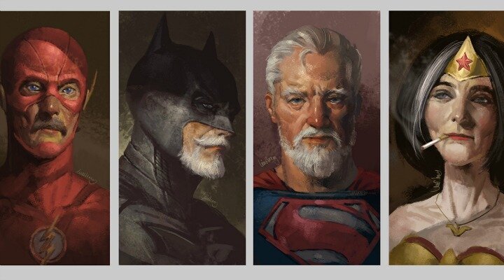 Süper Kahramanların Emeklilik Yaşlarındaki Görünümleri!