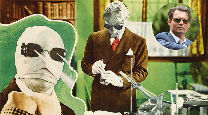 Johnny Depp Görünmez Adam Oluyor!