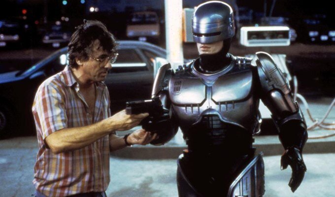 ROBOCOP, Director Paul Verhoeven, Peter Weller, 1987 © Orion Pictures/