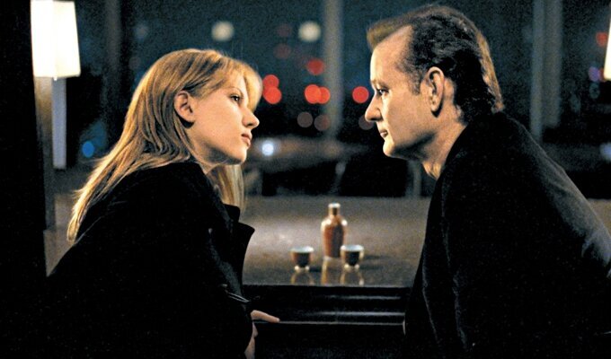 Aug 29, 2003; Hollywood, CA, USA; SCARLETT JOHANSSON as Charlotte and BILL MURRAY as Bob Harris in the dramatic comedy Lost