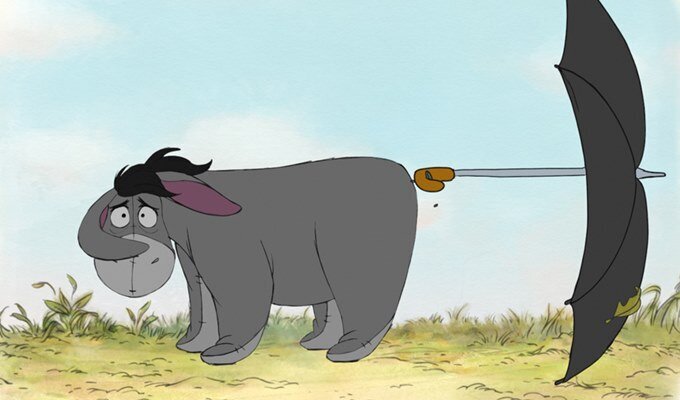 "WINNIE THE POOH" Film Frame Eeyore ©Disney Enterprises, Inc. All rights reserved.