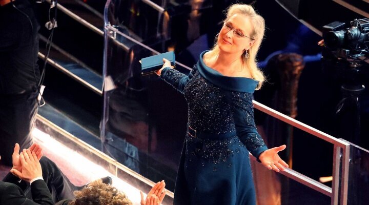 Meryl Streep Oscar Töreni’nde Ayakta Alkışlandı!
