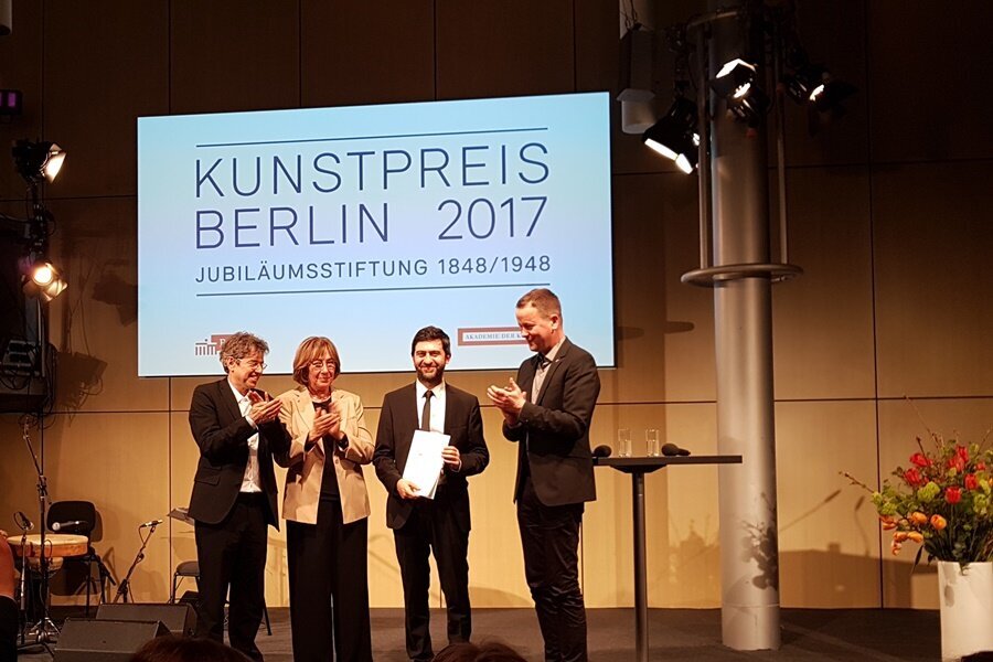 Emin Alper Berlin Güzel Sanatlar Akademisi’nden Büyük Sanat Ödülü’nü Aldı