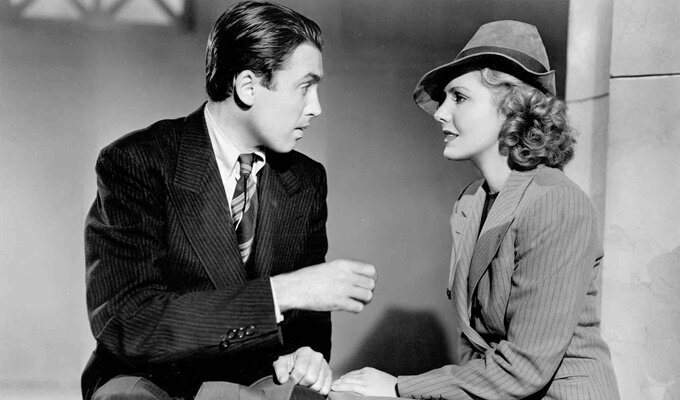 Mr. Smith Goes to Washington (1939) Directed by Frank Capra Shown from left: James Stewart (as Jefferson Smith), Jean Arthur