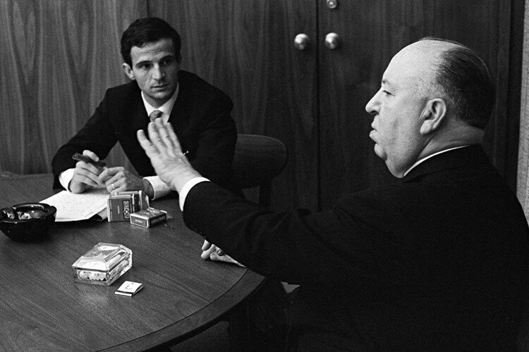 Francois Truffaut and Alfred Hitchcock