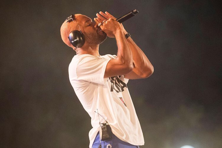 Frank Ocean performs at FYF Fest Day 2 at Exposition Park on Saturday, July 22, 2017, in Los Angeles. (Photo by Colin Young-Wolff/Invision/AP)
