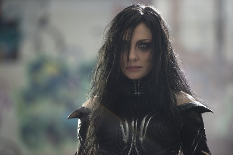 Thor: Ragnarok..Hela (Cate Blanchett)..Photo: Jasin Boland..©Marvel Studios 2017