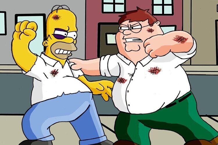 homer-simpsons-peter-griffin-family-guy
