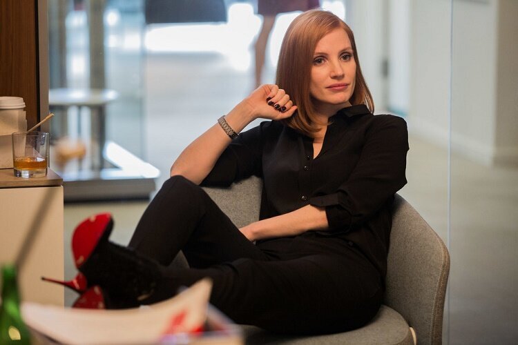 M79 Jessica Chastain stars in EuropaCorp's "Miss. Sloane". Photo Credit: Kerry Hayes © 2016 EuropaCorp Ð France 2 Cinema