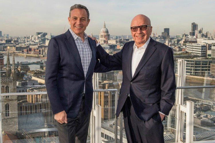 Disney CEO'su Bob Iger ve 21st Century Fox'un sahibi Rupert Murdoch