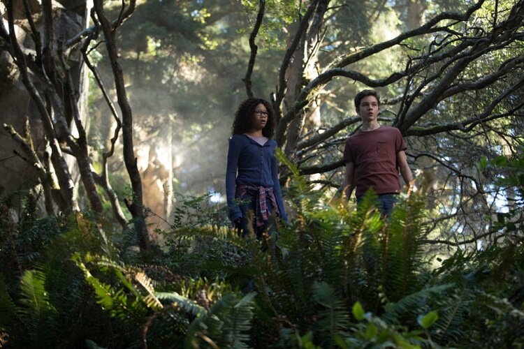 Storm Reid is Meg Murry and Levi Miller is Calvin O'Keefe in Disney's A WRINKLE IN TIME, an epic adventure based on Madeleine L'Engle's timless classic directed by Ava DuVernay.