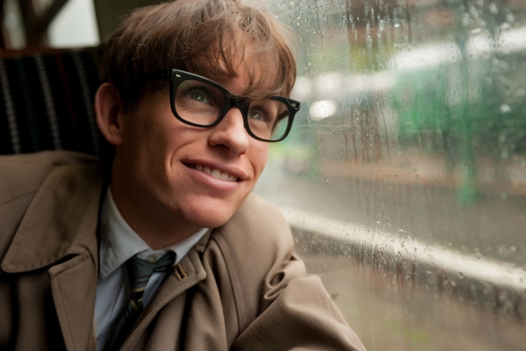 This image released by Focus Features shows Eddie Redmayne as Stephen Hawking in a scene from "The Theory of Everything." (AP Photo/Focus Features, Liam Daniel)