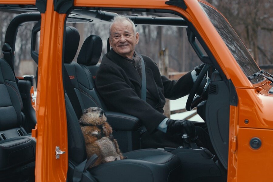 Bill Murray, Groundhog Day’deki Phil Connors Rolüyle Reklam Filminde Yer Aldı