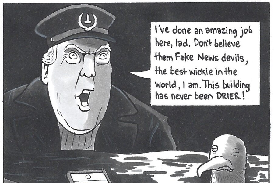 The Lighthouse ve Donald Trump, David Squires’ın Karikatürlerinde Bir Araya Geldi