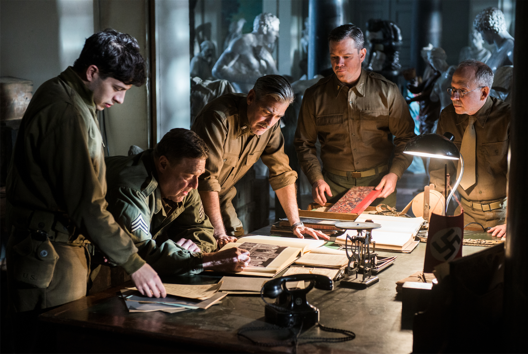 The Monuments Men Filminden İlk Kareler