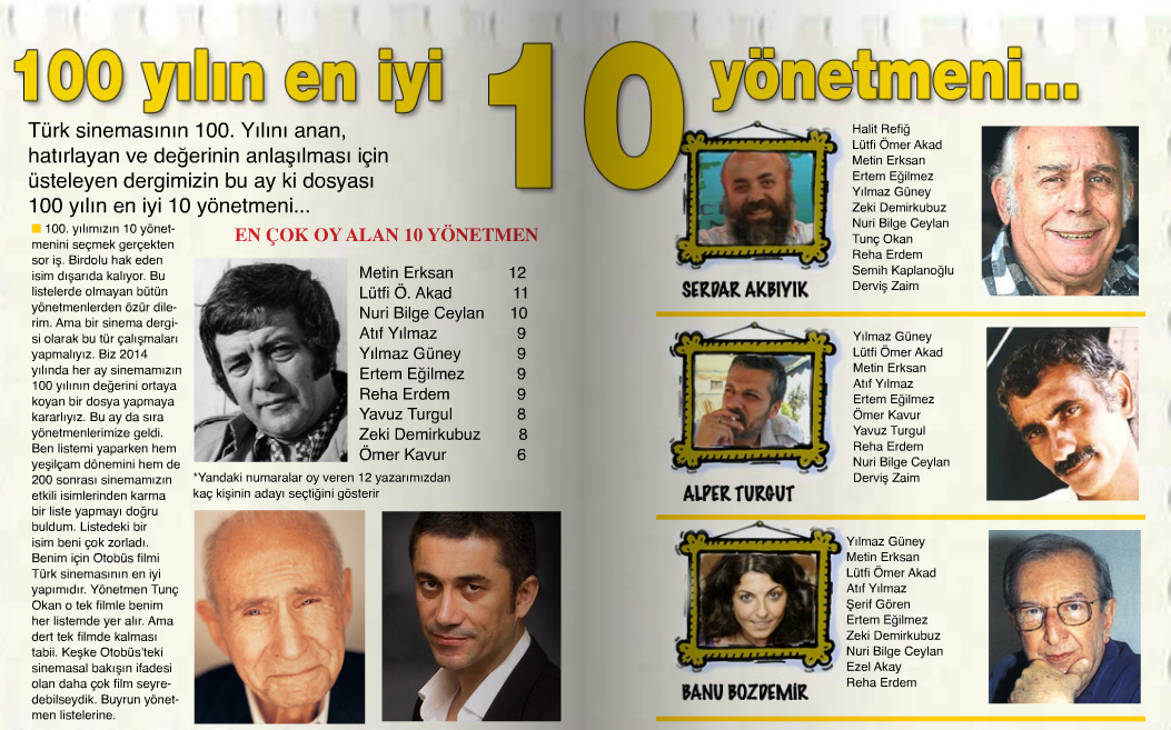 Cinedergi Türk Sineması’nın En İyilerini Seçmeye Devam Ediyor!