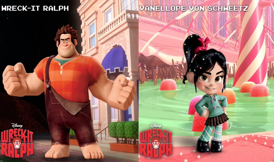 Wreck-it Ralph Karakter Posterleri