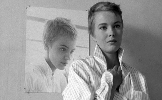 Jean Seberg in Jean-Luc Godard's BREATHLESS (1960). Courtesy Ria
